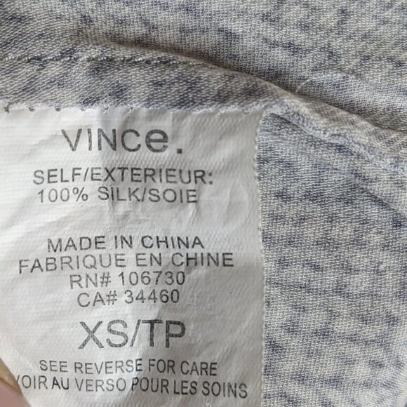 Vince | Silk Half Placket Blouse - Picture 9 of 10